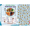 Personalized Be Wise About Portion Size Laminated Poster & Pocket Pal Combo